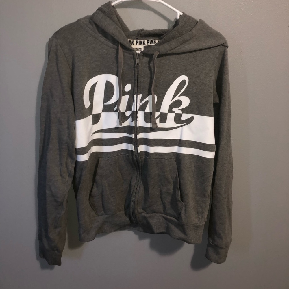 VS Pink Zip-Up Sweatshirt